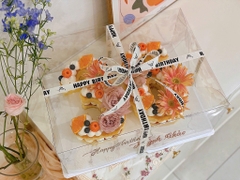 Ruybang HPBD kem in chữ HPBD và cupcake-ĐEN (2cm x 35m).