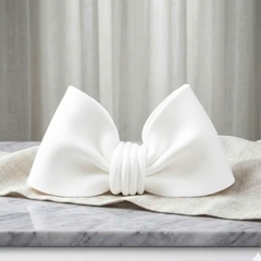 Set 5 nơ đất -TRẮNG  size nhỏ 10cm.