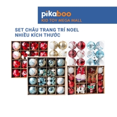 Set đồ trang trí quả châu Pikaboo cho mùa Giáng Sinh