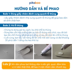 Miếng vá bể bơi phao bơi lọ keo phao bơi Pikaboo tiện lợi dễ sử dụng