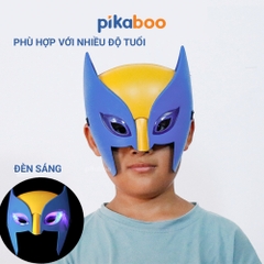 Mặt nạ siêu nhân cho bé trai Pikaboo, có đèn sáng nhấp nháy bắt mắt