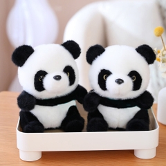 Gấu bông gấu trúc Panda Pikaboo gấu trúc nhồi bông tinh khiết cao cấp, lông mềm mịn co dãn 4 chiều