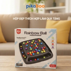 Đồ chơi xếp bi nhiều màu rèn phản xạ nhanh Pikaboo, đồ chơi tư duy 84 chi tiết 2-4 người chơi
