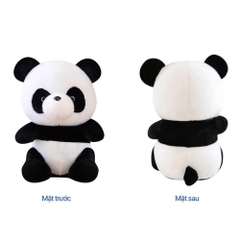 Gấu bông gấu trúc Panda Pikaboo gấu trúc nhồi bông tinh khiết cao cấp, lông mềm mịn co dãn 4 chiều