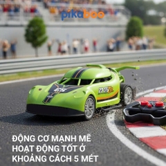 Ô tô điều khiển từ xa kiểu dáng thể thao Pikaboo, đồ chơi cho bé trai kiểu dáng xe đua chạy bằng pin sạc