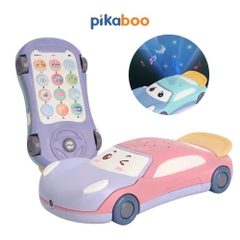 Đồ chơi điện thoại thông minh hình ô tô cá sấu cao cấp Pikaboo đa dạng chức năng chất liệu an toàn