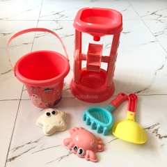 Đồ chơi guồng cát màu hồng
