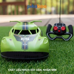 Ô tô điều khiển từ xa kiểu dáng thể thao Pikaboo, đồ chơi cho bé trai kiểu dáng xe đua chạy bằng pin sạc