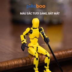 Đồ chơi lắp ráp mô hình 3D Robot Pikaboo, mô hình có khớp linh hoạt cho bé thỏa sức sáng tạo