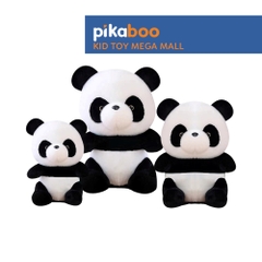 Gấu bông gấu trúc Panda Pikaboo gấu trúc nhồi bông tinh khiết cao cấp, lông mềm mịn co dãn 4 chiều