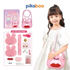 Túi xách cho bé gái Pikaboo, đồ chơi DIY giáo dục thủ công nghệ thuật tự làm túi xách đầy sáng tạo