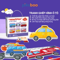 Tranh ghép hình cho bé Pikaboo, giúp con phát triển sớm năng lực quan sát và tư duy sáng tạo