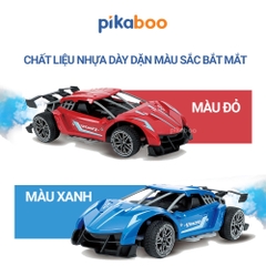 Ô tô điều khiển từ xa phun sương siêu ngầu Pikaboo, đồ chơi cho bé trai kiểu dáng xe đua hiện đại