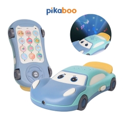 Đồ chơi điện thoại thông minh hình ô tô cá sấu cao cấp Pikaboo đa dạng chức năng chất liệu an toàn