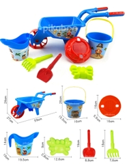 Đồ chơi xúc cát đi biển cho bé Pikaboo cao cấp làm từ nhựa ABS an toàn chắc chắn màu sắc đa dạng