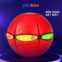 Đồ chơi bóng nảy ma thuật Pikaboo, biến hình thành đĩa bay có đèn led giúp bé vui chơi sáng tạo
