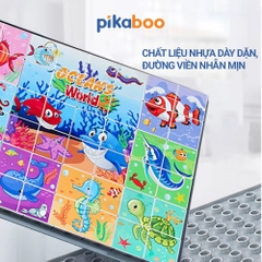 Đồ chơi ghép tranh chủ đề có bảng vẽ thông minh Pikaboo, lắp ráp thông minh bé vừa học vừa chơi