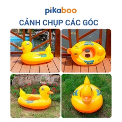 Phao bơi cho bé Pikaboo, kiểu dáng phao ngồi đẹp, chất liệu cao cấp dai bền hoạ tiết in hình sắc nét