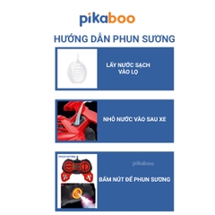 Ô tô điều khiển từ xa phun sương có đèn Pikaboo , đồ chơi bé trai kiểu dáng thể thao nhạc sôi động