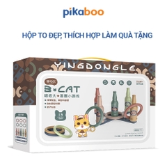 Đồ chơi thể thao ném vòng vào chai Pikaboo, chơi giải trí, chất liệu nhựa cao cấp, an toàn cho trẻ