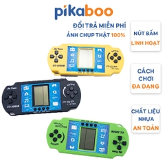 Máy game cầm tay Brick Game Pikaboo nút bấm mượt mà màn hình rõ nét khổ ngang giúp cầm tay tiện lợi