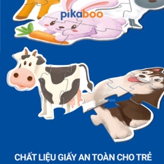 Tranh ghép hình cho bé Pikaboo, giúp con phát triển sớm năng lực quan sát và tư duy sáng tạo