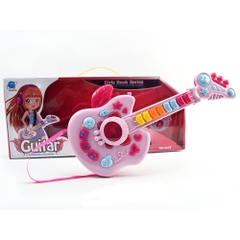 Đồ chơi đàn ghi ta điện tử có nhạc cho bé Pikaboo phím đàn và nút âm thanh sống động vui nhộn cho bé