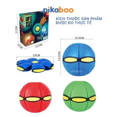 Đồ chơi bóng nảy ma thuật Pikaboo, biến hình thành đĩa bay có đèn led giúp bé vui chơi sáng tạo