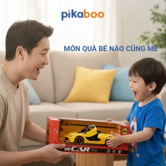 Ô tô điều khiển từ xa cao cấp Pikaboo , đồ chơi cho bé trai kiểu dáng xe đua mở cánh hiện đại