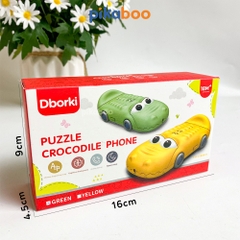 Đồ chơi điện thoại thông minh hình ô tô cá sấu cao cấp Pikaboo đa dạng chức năng chất liệu an toàn