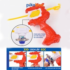 Đồ chơi con quay vô cực đại chiến Pikaboo, chất liệu nhựa kết hợp kim loại cao cấp an toàn bền đẹp