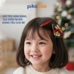 Cặp tóc, dây buộc tóc Giáng Sinh cho bé Pikaboo, món quà Noel xinh xắn
