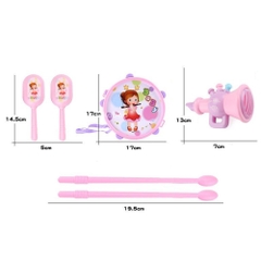 Đồ chơi trống kèm xúc xắc và kèn
