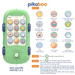 Đồ chơi điện thoại thông minh hình ô tô cá sấu cao cấp Pikaboo đa dạng chức năng chất liệu an toàn