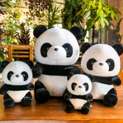 Gấu bông gấu trúc Panda Pikaboo gấu trúc nhồi bông tinh khiết cao cấp, lông mềm mịn co dãn 4 chiều
