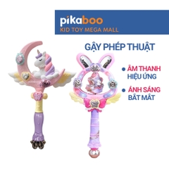 Đồ chơi gậy phát sáng cho bé Pikaboo, kiểu dáng gậy phép thuật âm thanh, ánh sáng đẹp mắt