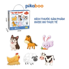Tranh ghép hình cho bé Pikaboo, giúp con phát triển sớm năng lực quan sát và tư duy sáng tạo