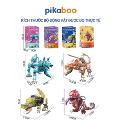 Đồ chơi xếp hình theo chủ đề có miếng ghép phát sáng Pikaboo, dễ tạo kiểu cho bé thỏa sức sáng