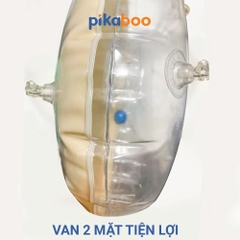 Phao cổ cho bé Pikaboo dùng cùng phao chậu, bồn tắm cho bé 0-12 tháng tắm tập bơi vận động thư giãn