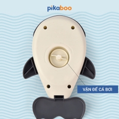 Đồ chơi cá heo phun nước nhà tắm Pikaboo, họa tiết bắt mắt, chất liệu silicone mềm dẻo an toàn