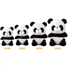 Gấu bông gấu trúc Panda Pikaboo gấu trúc nhồi bông tinh khiết cao cấp, lông mềm mịn co dãn 4 chiều
