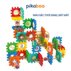 Đồ Chơi Lắp Ghép Thông Minh Ống Trượt Bóng Pikaboo, Xếp Hình Phát Triển Tư Duy Sáng Tạo Cho Bé