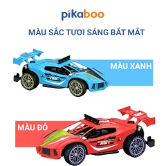Ô tô điều khiển từ xa phun sương có đèn Pikaboo , đồ chơi bé trai kiểu dáng thể thao nhạc sôi động