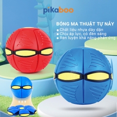 Đồ chơi bóng nảy ma thuật Pikaboo, biến hình thành đĩa bay có đèn led giúp bé vui chơi sáng tạo
