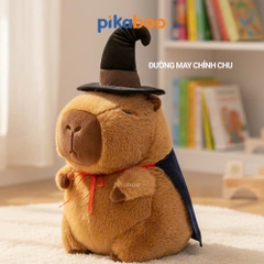 Gấu bông Capybara cao cấp Pikaboo, gấu Giáng Sinh, vải co giãn mềm mịn, bông tinh khiết