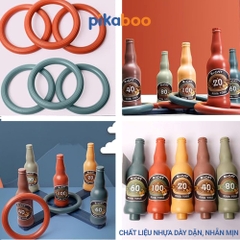 Đồ chơi thể thao ném vòng vào chai Pikaboo, chơi giải trí, chất liệu nhựa cao cấp, an toàn cho trẻ