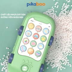 Đồ chơi điện thoại thông minh hình ô tô cá sấu cao cấp Pikaboo đa dạng chức năng chất liệu an toàn
