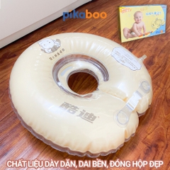 Phao cổ cho bé Pikaboo dùng cùng phao chậu, bồn tắm cho bé 0-12 tháng tắm tập bơi vận động thư giãn