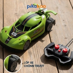 Ô tô điều khiển từ xa kiểu dáng thể thao Pikaboo, đồ chơi cho bé trai kiểu dáng xe đua chạy bằng pin sạc