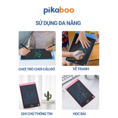 Bảng vẽ điện tử tự xóa thông minh LCD Pikaboo, bảng vẽ đa sắc màu bé thỏa sức sáng tạo theo sở thích